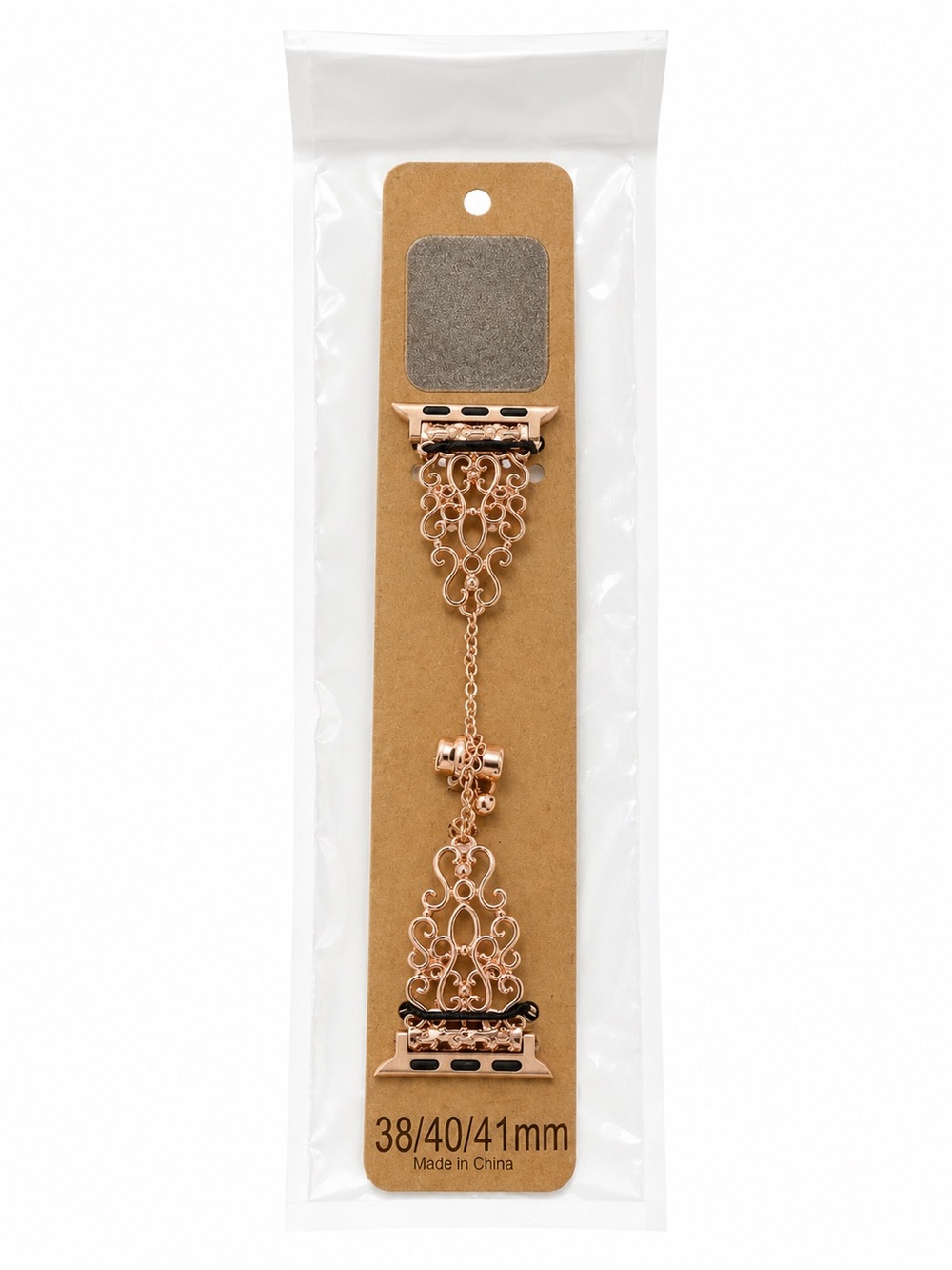 Rose Gold Filigree Apple Watch Band Adapter (38/40/41mm)